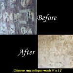 Chinese Rug Antique Wash