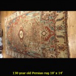 130 year old Persian rug 10' x 14'