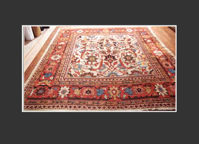 From the mid 19th-century onward, Persian Sultanabad rugs were exclusively made for the European market. They often favored the bold floral designs with spacious patterned Rugs. All rugs and carpets from this period were exclusively made with pure and natural dyes. Dark red, blue, soft green, gold, and ivory are the typical colors. Warps, foundation, and wefts are cotton and the pile is wool. The wool of the Sultanabad rugs is hand spun usually from the weavers own sheep. The rugs are woven using asymmetrical Turkish knots to tie each loop one by one. Besides using wide and bold borders, Sultanabad rugs had designs based on small repeating floral patterns as well as all-over large scale lattice vine patterns. Sultana bad rug designers simplified the designs by creating a special work of art with unique character. Foreign companies as well as local merchants adopted a similar system, causing Sultanabad carpets to become carpets of the highest decorative value, even today by both interior designers and the discriminating collector. Therefore, Sultananads have great value in any condition, often favored for their bold floral designs with spacious patterns.