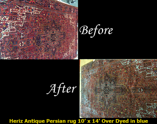 Over Dyed Rug, Overdyed Persian Rugs